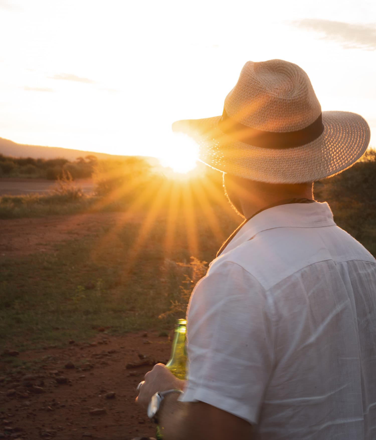 Sundowner moment at Jaci's Private Lodge